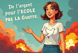 argent pour ecole primaire pas pour la guerre en ukraine