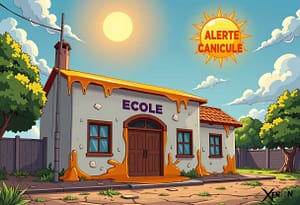ecole canicule borne