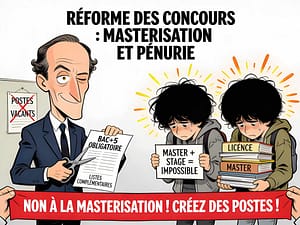 Réforme des concours - le ministre entend mettre fin à la possibilité de recours aux listes complémentaires pour pourvoir les postes vacants