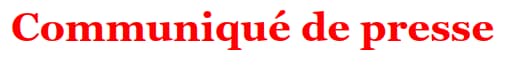 communiqué de presse FO force ouvriere